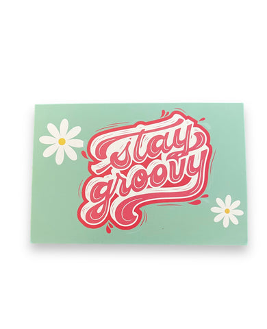 Thank You cards - Stay Groovy 100 pack