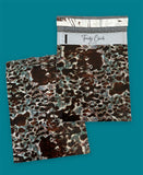 6.5x10 Turquoise Cowhide Bubble Mailer