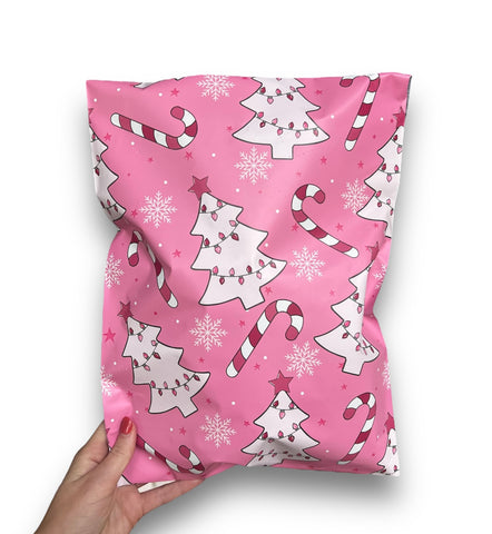 10x13 It’s a Pink Christmas Poly Mailer