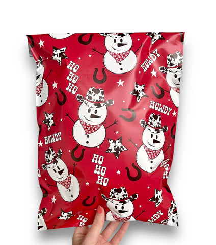 10x13 HO HO HO Y'all Christmas Poly Mailer