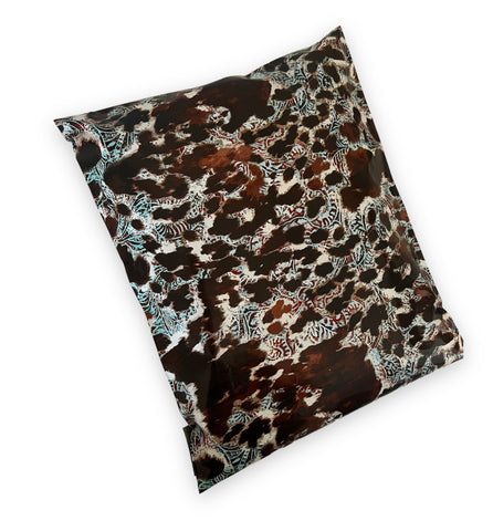 10x13 Turquoise Cowhide Poly Mailer