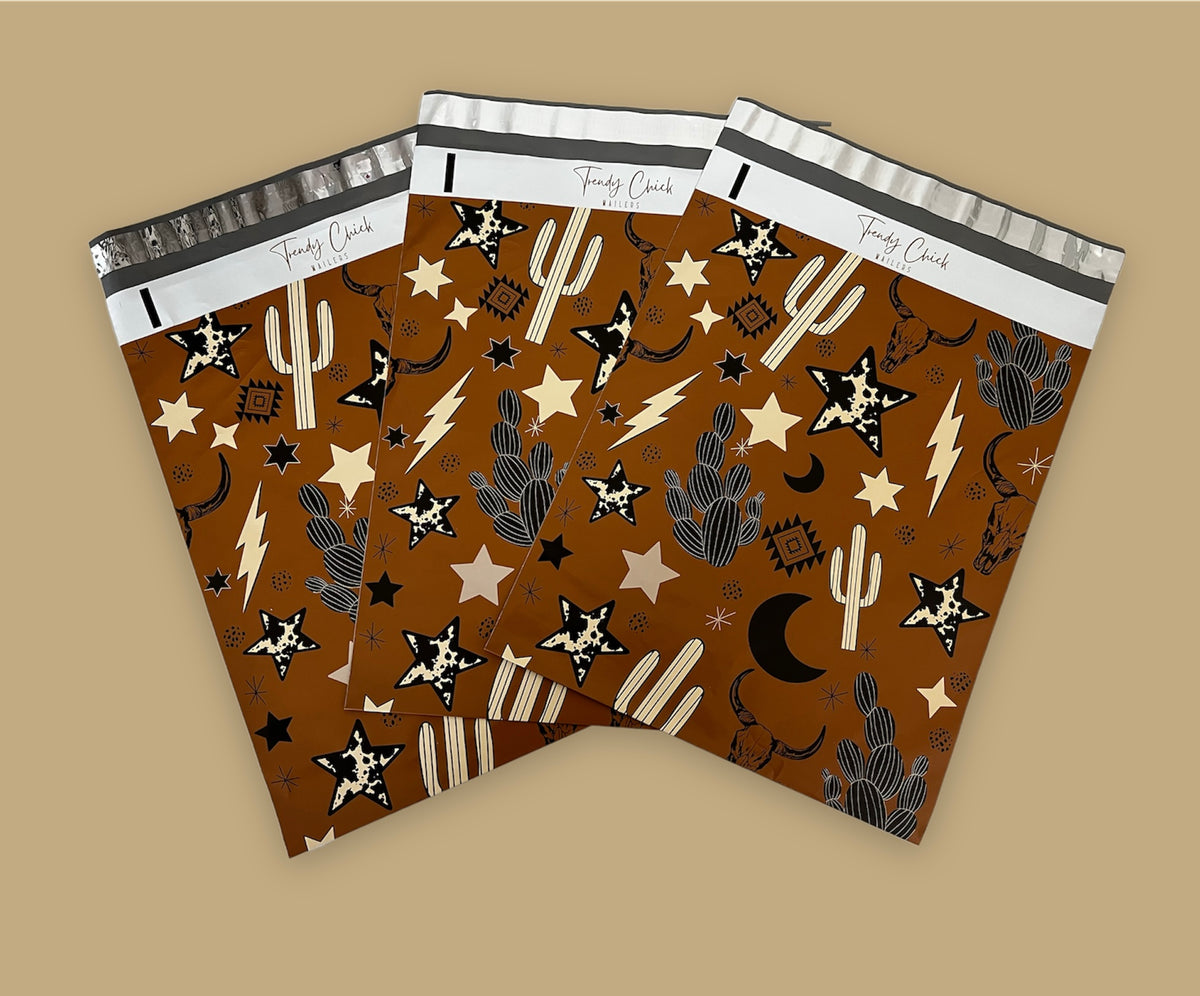 10x13 Wild Wild West Poly Mailer – Trendy Chick Mailers ...