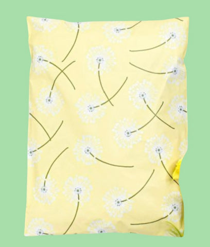 10x13 Designer Poly Mailer - packaging dandelion
