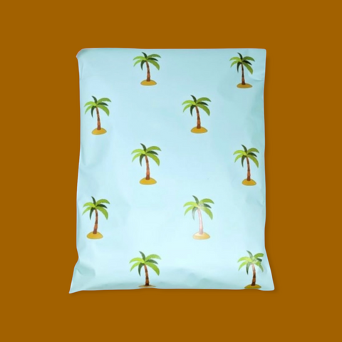 10x13 Designer Poly Mailer - packaging palm trees